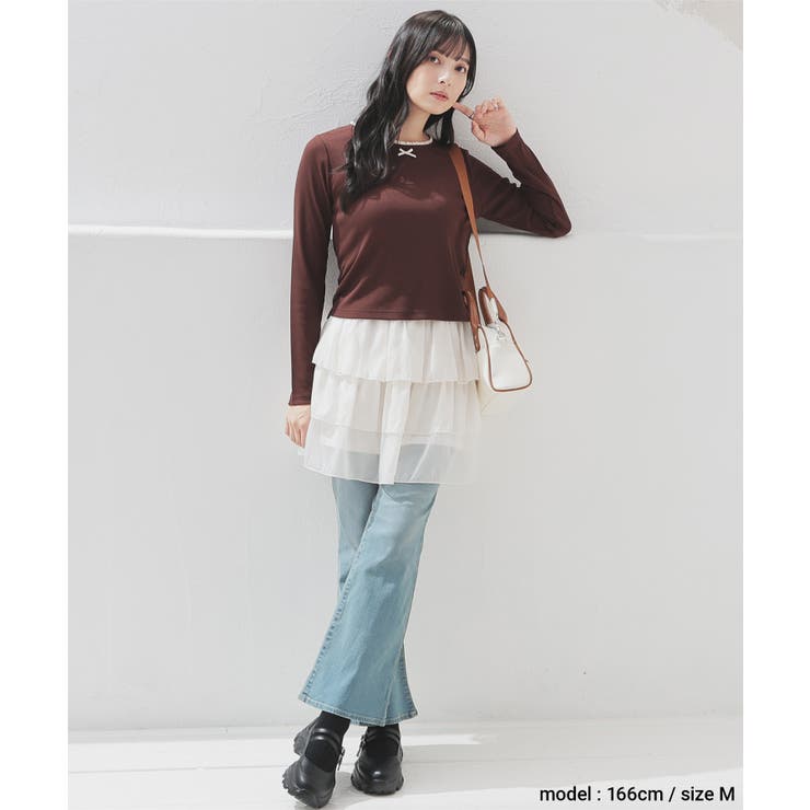 トップス カットソー 長袖 | Honeys | 詳細画像3 