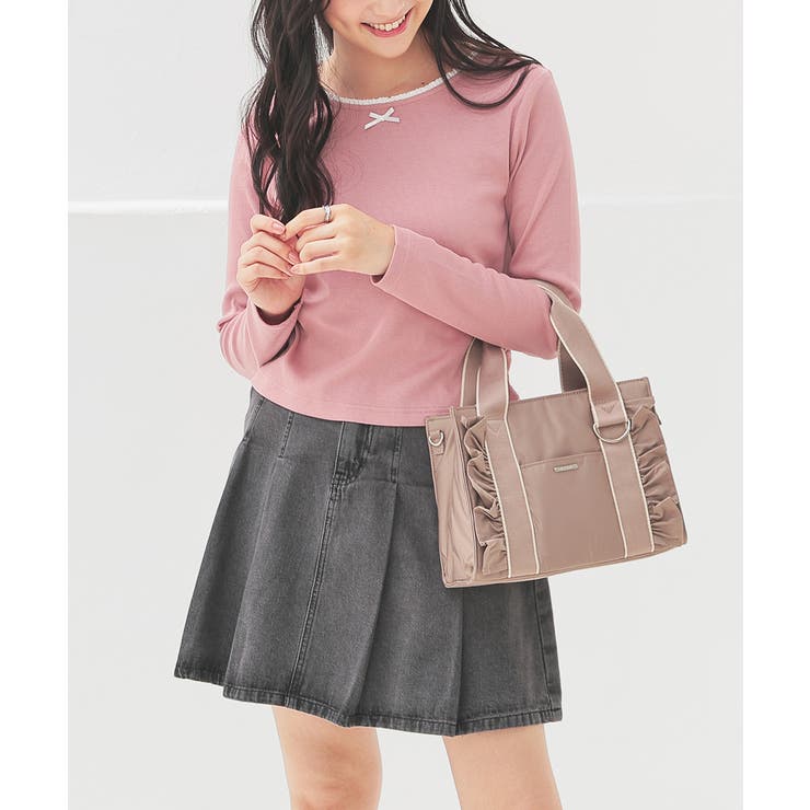 ピンク | トップス カットソー 長袖 | Honeys