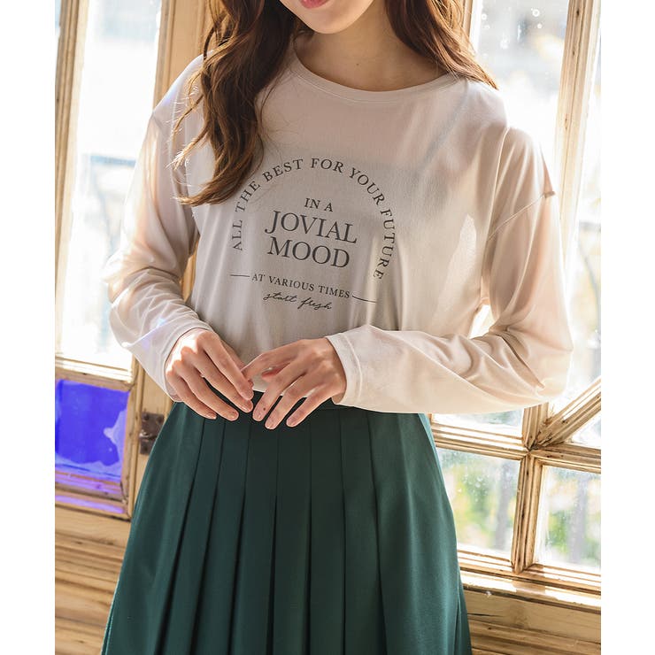 アイボリー | トップス Tシャツ ロンＴ | Honeys