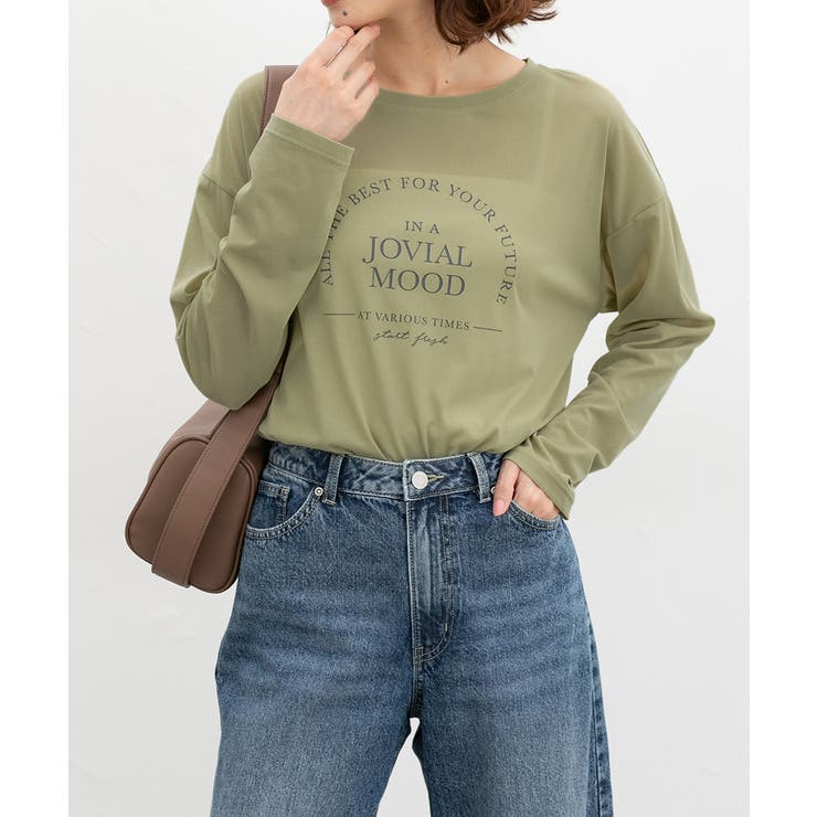 イエローグリーン | トップス Tシャツ ロンＴ | Honeys