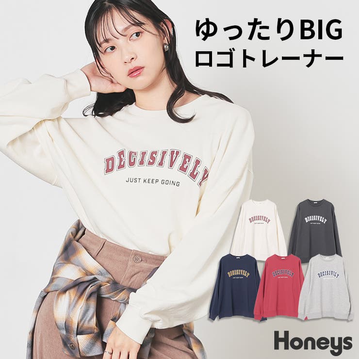 トップス スウェット 長袖 | Honeys | 詳細画像1 