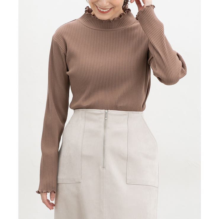 ブラウン | トップス カットソー 長袖 | Honeys