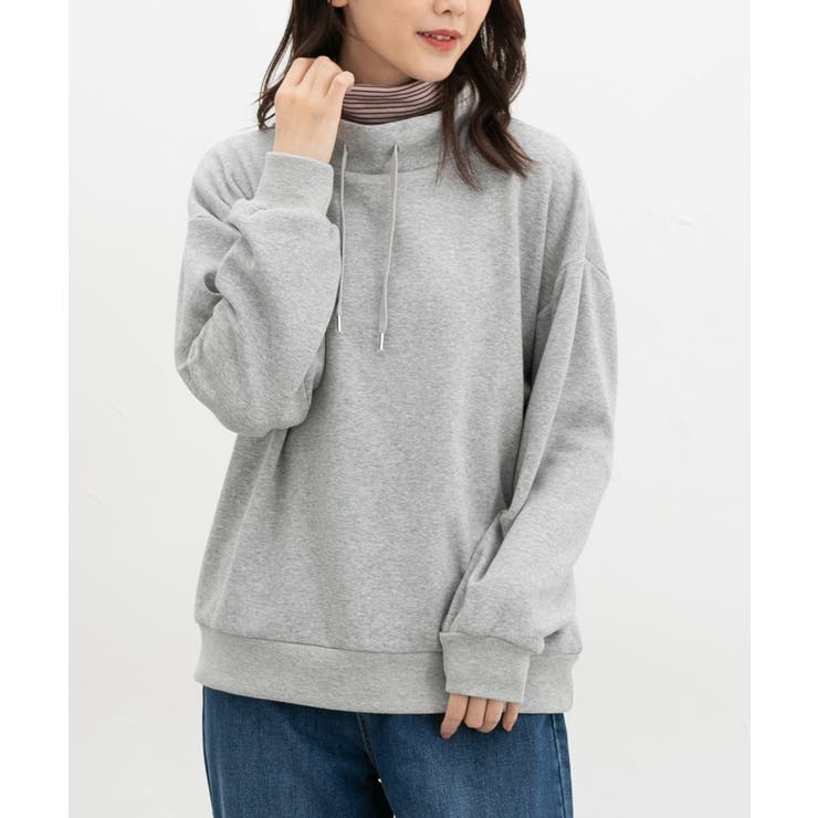 杢グレー | トップス カットソー 長袖 | Honeys