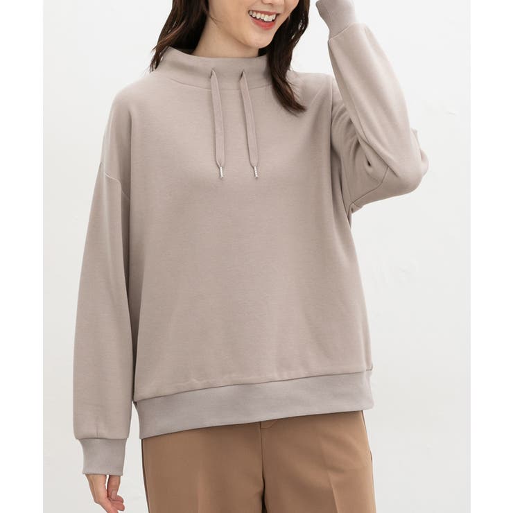 ベージュ | トップス カットソー 長袖 | Honeys