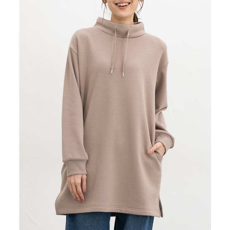 ベージュ | トップス カットソー 長袖 | Honeys