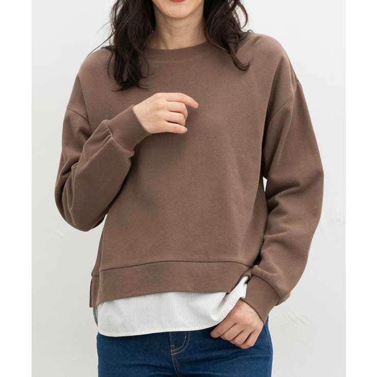 モカ | トップス スウェット 長袖 | Honeys