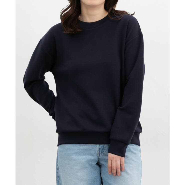 ネイビー | トップス スウェット 長袖 | Honeys