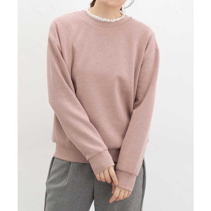 杢ピンク | トップス スウェット 長袖 | Honeys