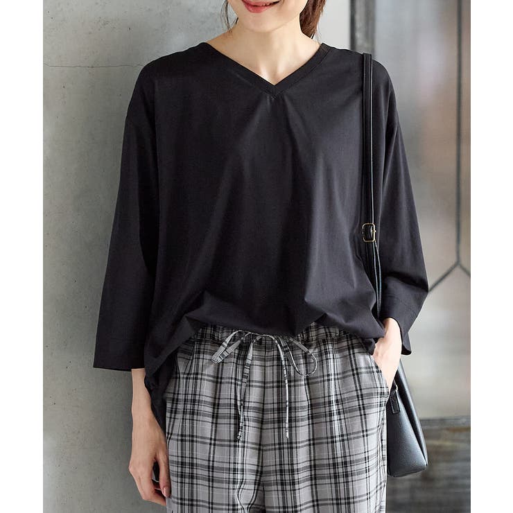 ブラック | トップス カットソー チュニック | Honeys