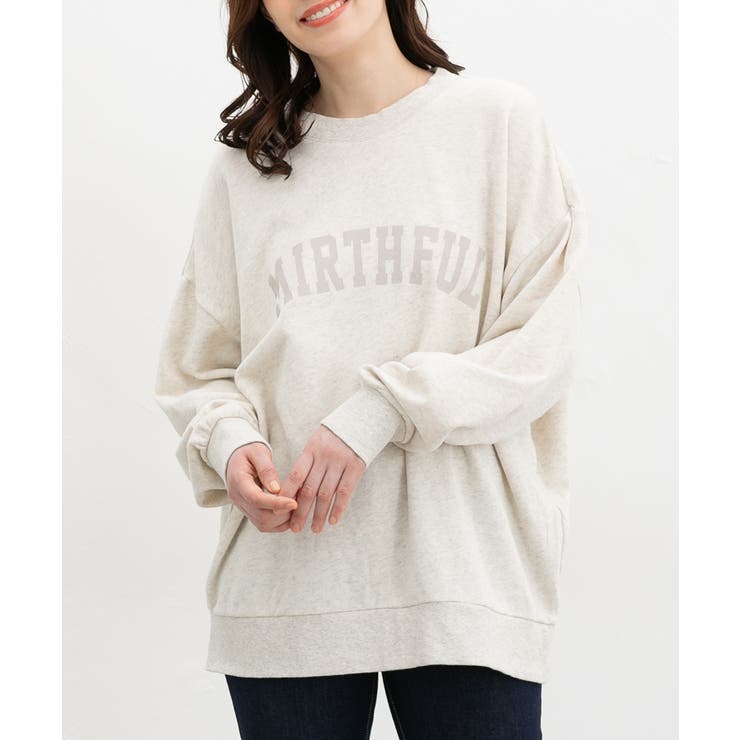 オートミール | トップス スウェット 長袖 | Honeys