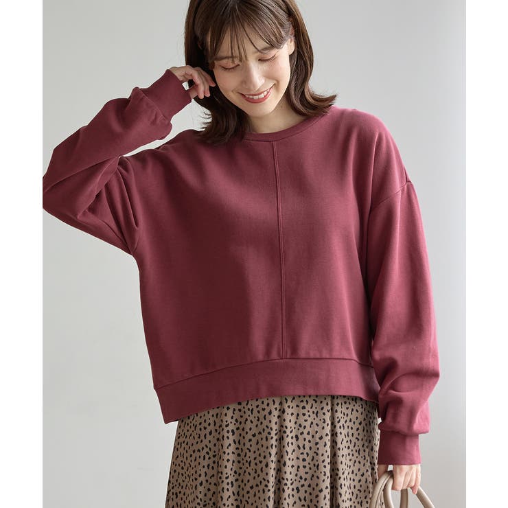 ワインレッド | トップス スウェット 長袖 | Honeys