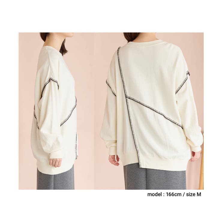 トップス スウェット 長袖 | Honeys | 詳細画像13 