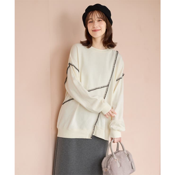 トップス スウェット 長袖 | Honeys | 詳細画像4 