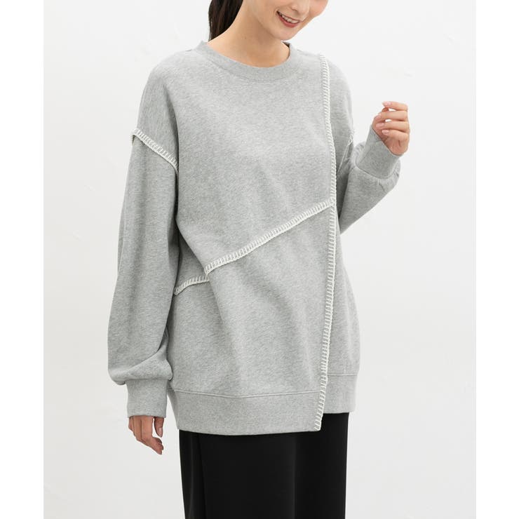 杢グレー | トップス スウェット 長袖 | Honeys