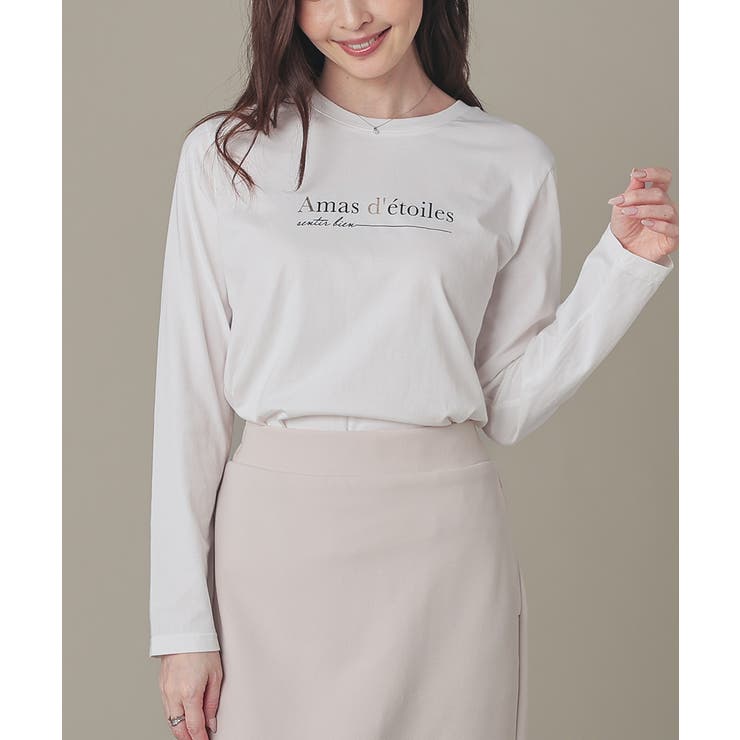 アイボリー | トップス Tシャツ ロンＴ | Honeys