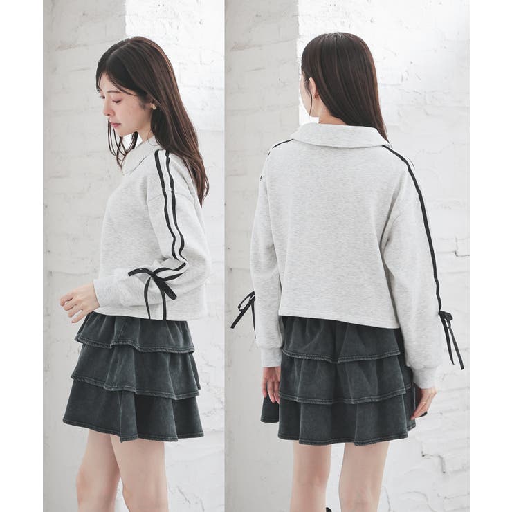 トップス スウェット 長袖 | Honeys | 詳細画像14 