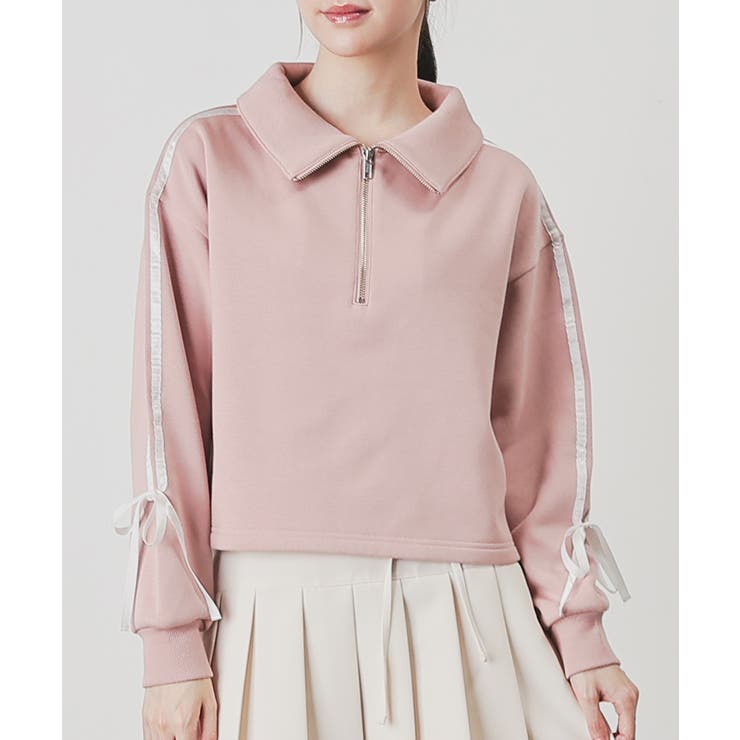 ピンク | トップス スウェット 長袖 | Honeys