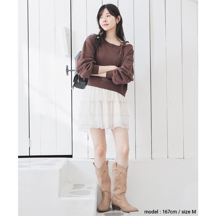 トップス スウェット 長袖 | Honeys | 詳細画像3 