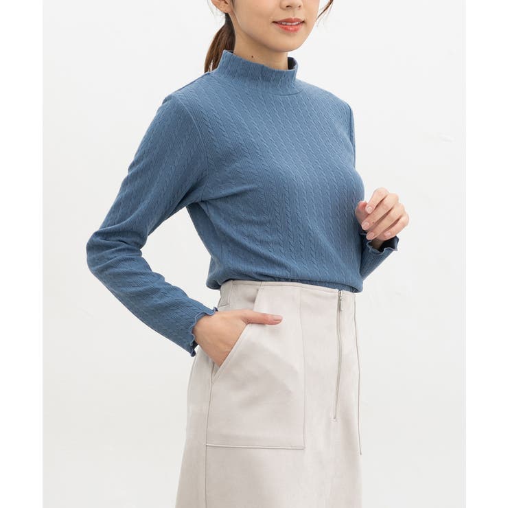 ダークブルー | トップス カットソー 長袖 | Honeys