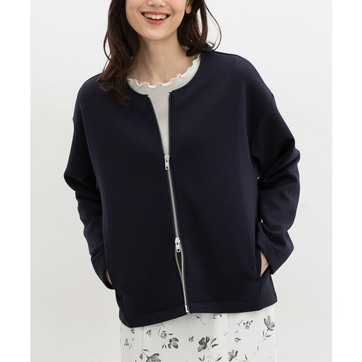 ネイビー | トップス スウェット 長袖 | Honeys