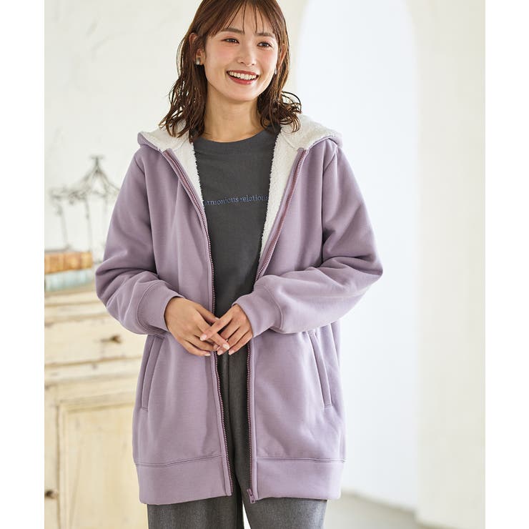 ラベンダー | トップス スウェット 長袖 | Honeys