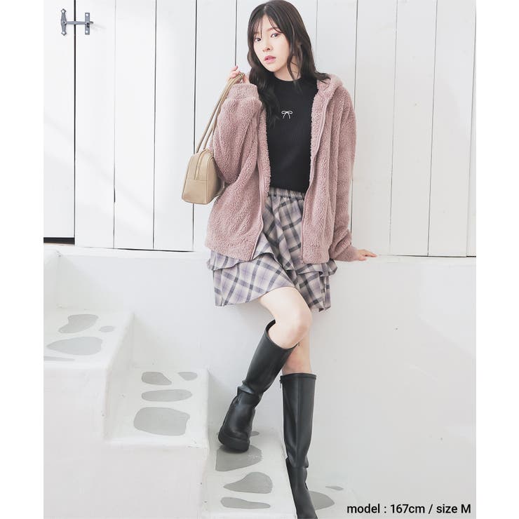 トップス パーカー ジップパーカー | Honeys | 詳細画像3 