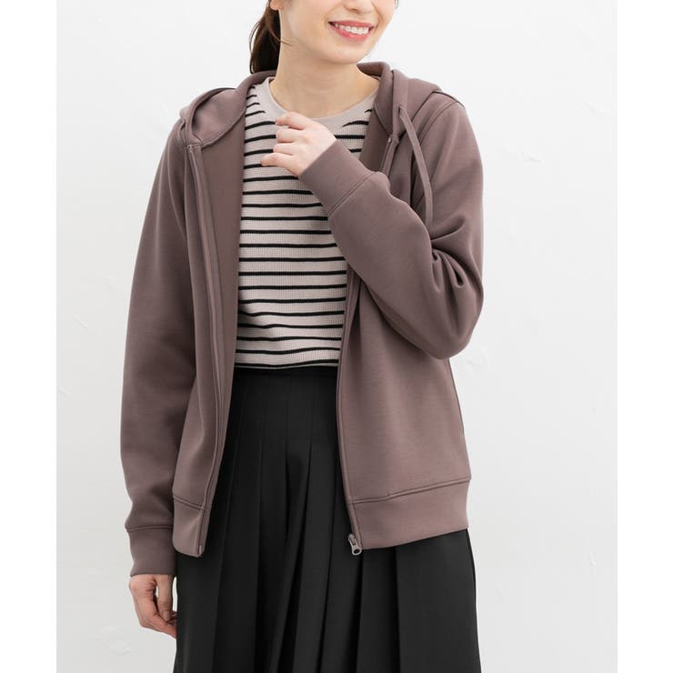 モカ | トップス パーカー ジップパーカー | Honeys