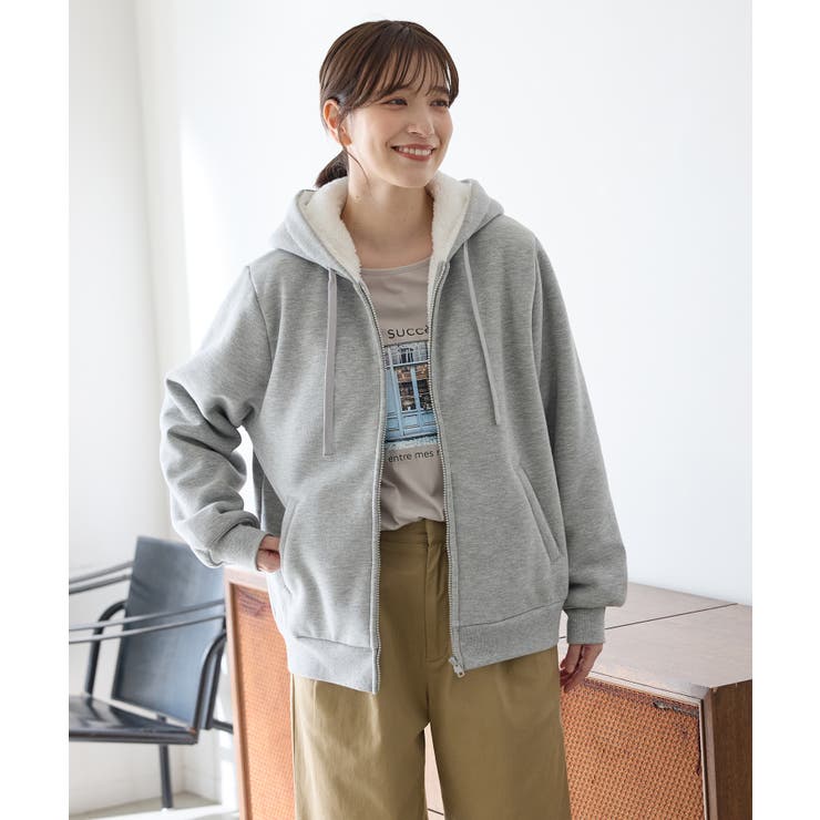 トップス パーカー ジップパーカー | Honeys | 詳細画像8 