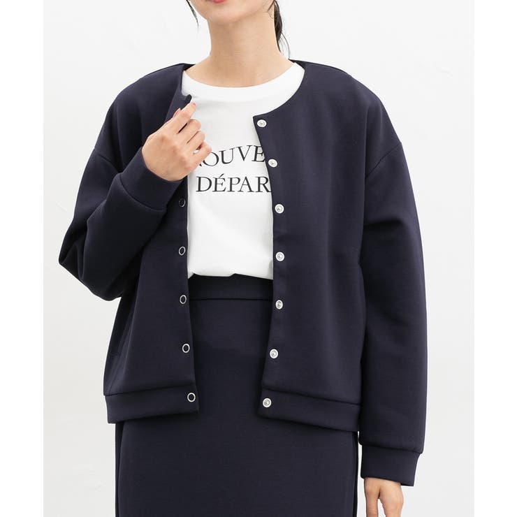 ネイビー | トップス カーディガン 長袖 | Honeys