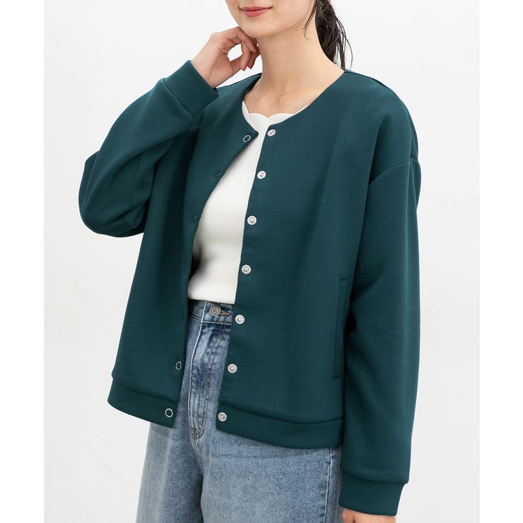 ブルーグリーン | トップス カーディガン 長袖 | Honeys