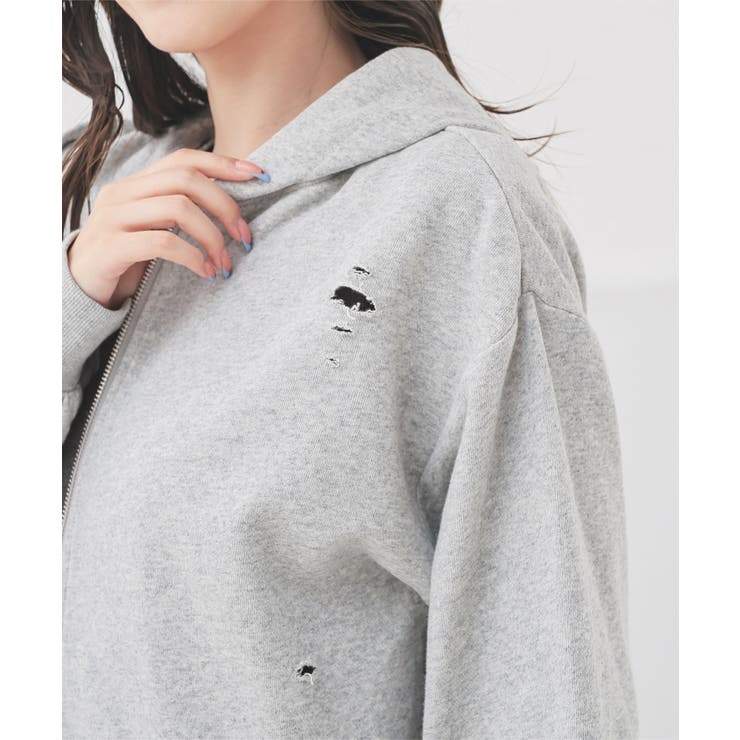 トップス パーカー ジップパーカー | Honeys | 詳細画像10 