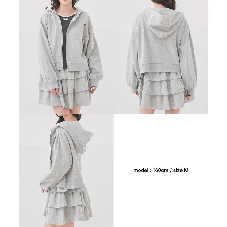 トップス パーカー ジップパーカー | Honeys | 詳細画像9 