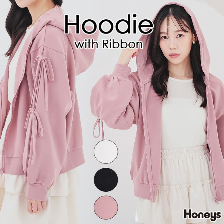 トップス パーカー スウェット | Honeys | 詳細画像1 