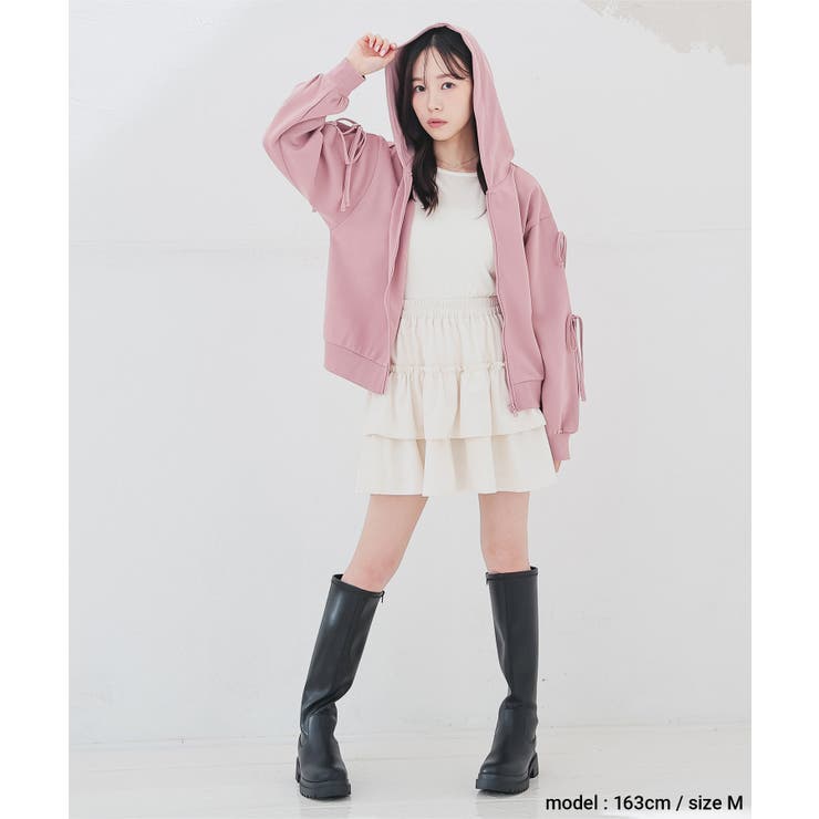 トップス パーカー スウェット | Honeys | 詳細画像3 