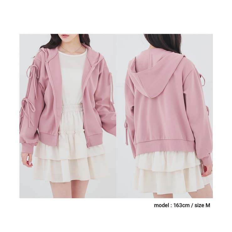 トップス パーカー スウェット | Honeys | 詳細画像8 