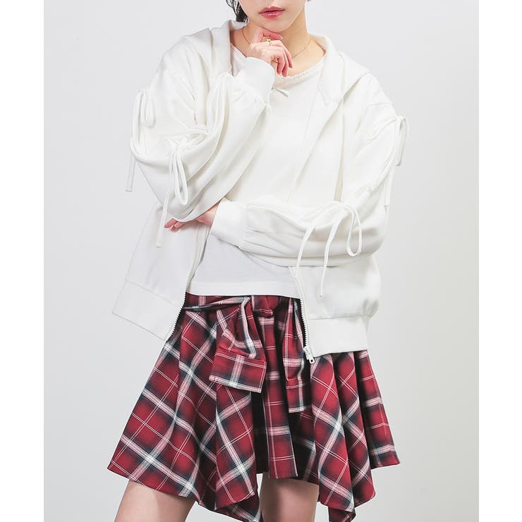 アイボリー | トップス パーカー スウェット | Honeys