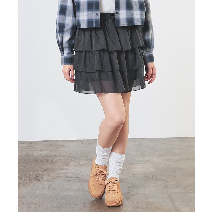 ブラック | ボトムス スカート ミニスカート | Honeys