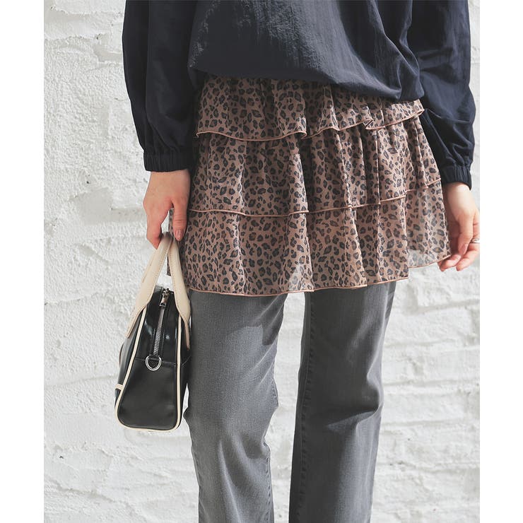 ベージュ×クロ | ボトムス スカート ミニスカート | Honeys