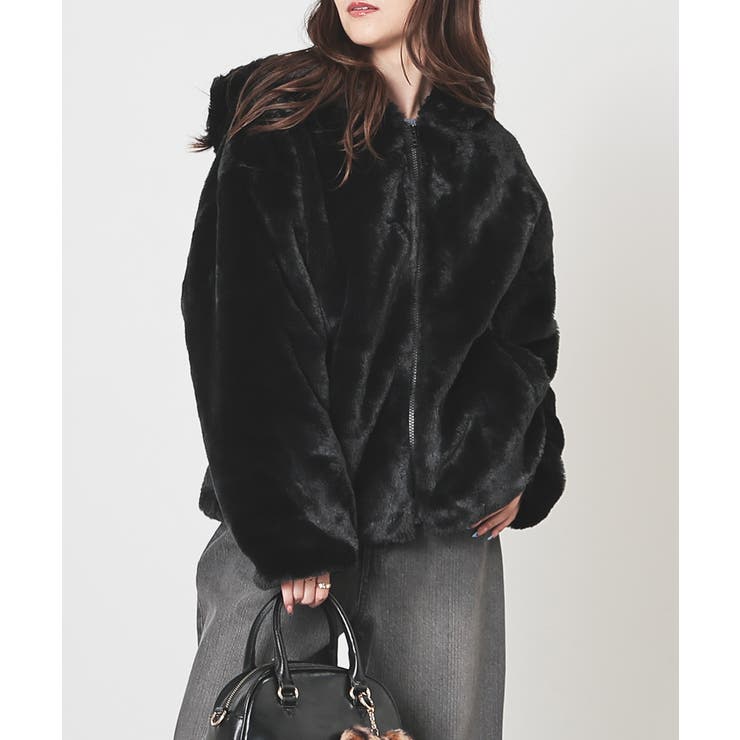 ブラック | アウター ジャンパー ブルゾン | Honeys