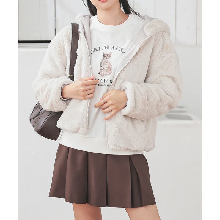 ベージュ | アウター ジャンパー ブルゾン | Honeys