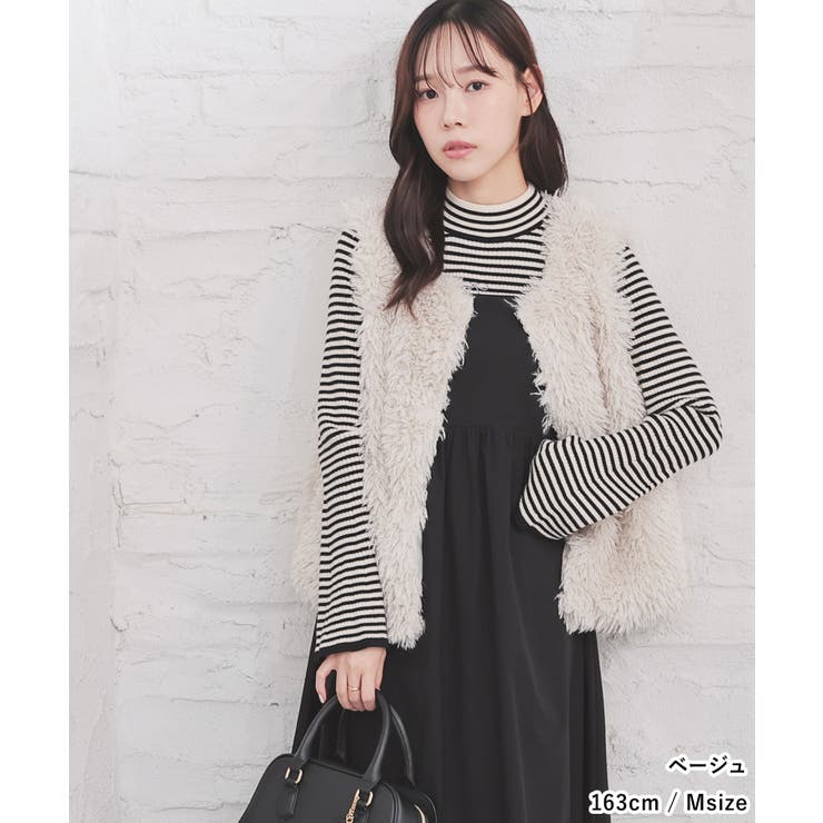 アウター ベスト ボア | Honeys | 詳細画像11 