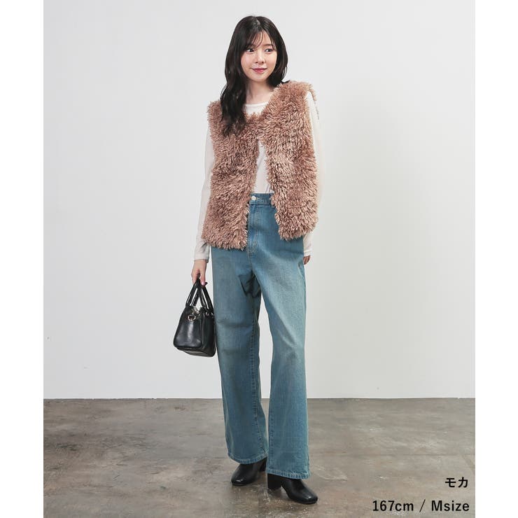 アウター ベスト ボア | Honeys | 詳細画像5 