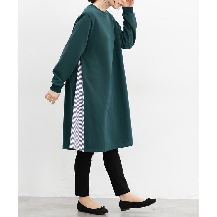 ワンピース 長袖 ひざ丈[品番：HNSW0009837]｜Honeys（ハニーズ）の