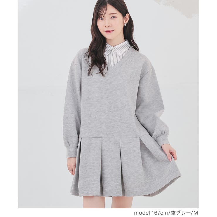 ワンピース 長袖 ミニ丈 | Honeys | 詳細画像11 