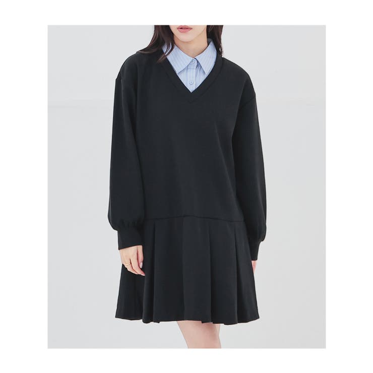 ワンピース 長袖 ミニ丈 | Honeys | 詳細画像13 