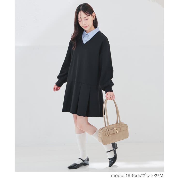 ワンピース 長袖 ミニ丈 | Honeys | 詳細画像2 