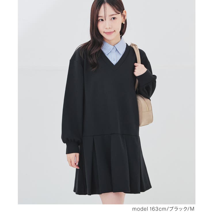 ワンピース 長袖 ミニ丈 | Honeys | 詳細画像5 