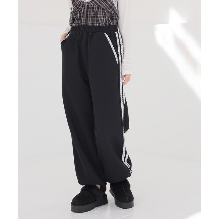 ブラック | ボトムス パンツ スウェットパンツ | Honeys