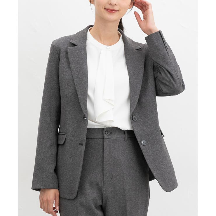 杢チャコール | アウター ジャケット テーラード | Honeys