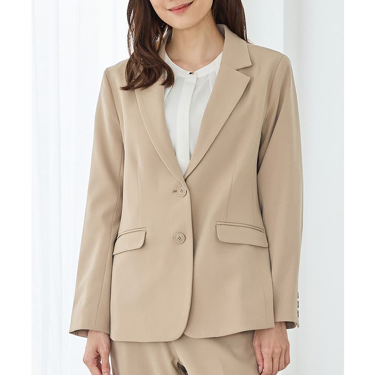 ダークベージュ | アウター ジャケット テーラード | Honeys